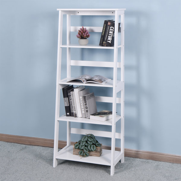 Wayfair white shop ladder bookshelf